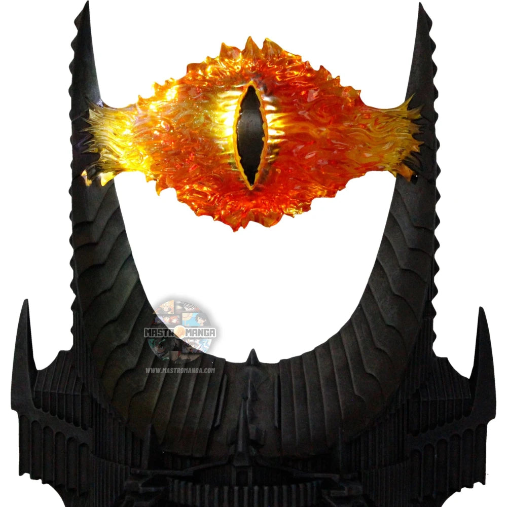 Lampada LED Eye of Sauron Occhio di Sauron Il Signore degli Anelli Nemesis Now illuminata