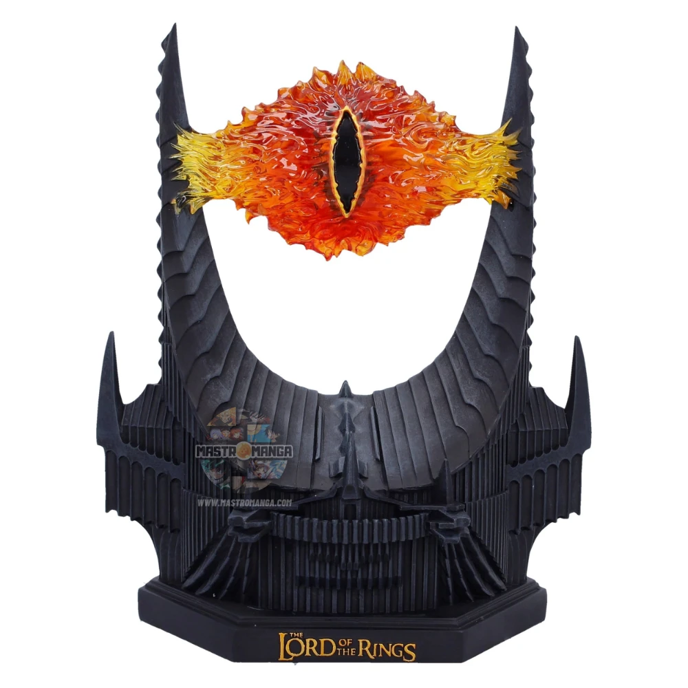Lampada LED Eye of Sauron Occhio di Sauron Il Signore degli Anelli Nemesis Now illuminata