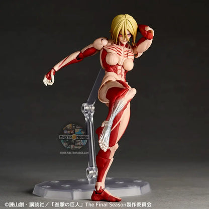 Female Titan Annie Leonhart Attack On Titan Revoltech Amazing Yamaguchi Re-Release
