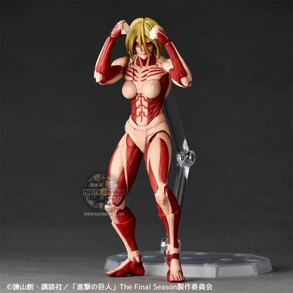 Female Titan Annie Leonhart Attack On Titan Revoltech Amazing Yamaguchi Re-Release