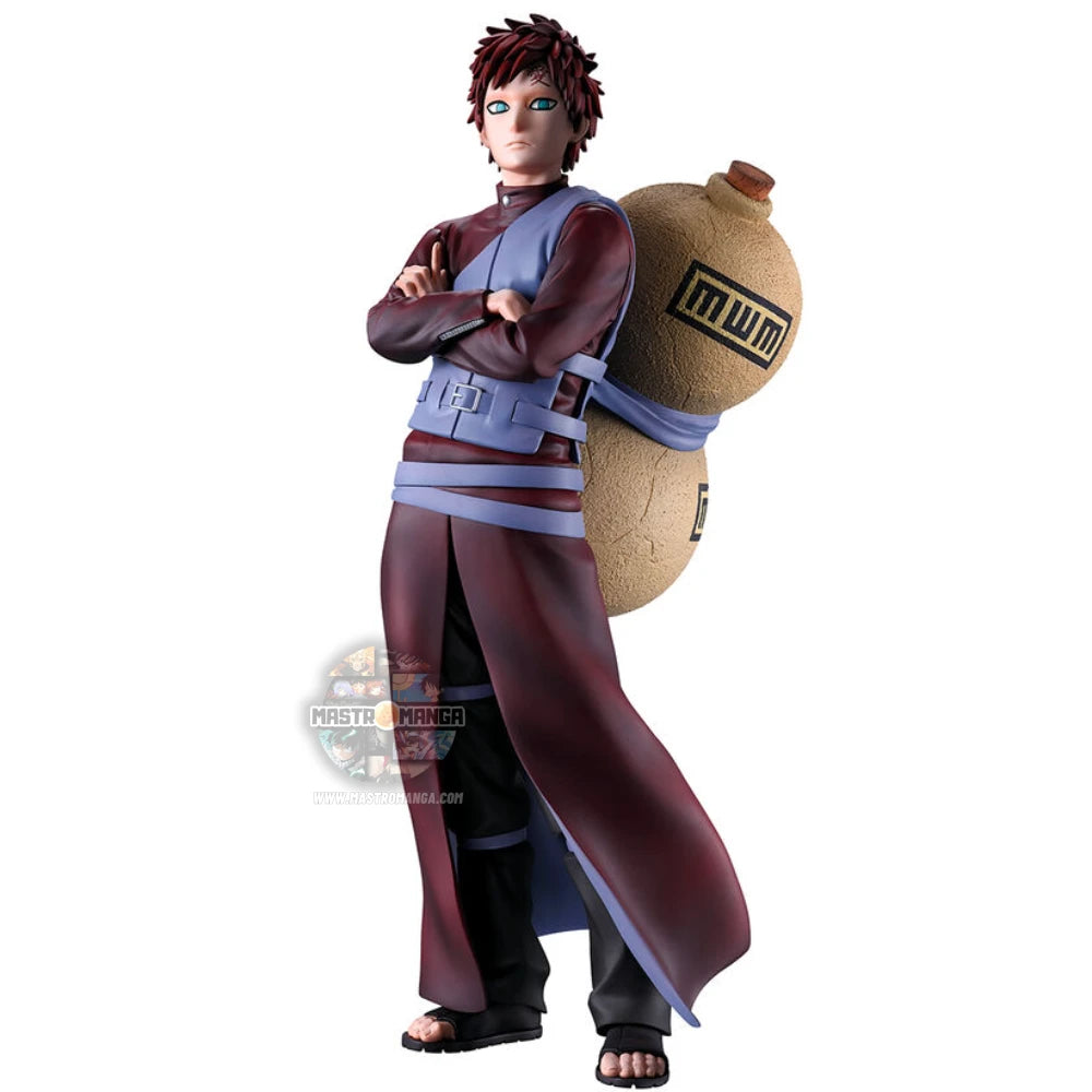 Gaara Naruto Shippuden Kazekage Rescue Arc Ichibansho MASTERLISE Banpresto - Figure ufficiale del potente Kazekage della Sabbia con abito iconico e aura di sabbia