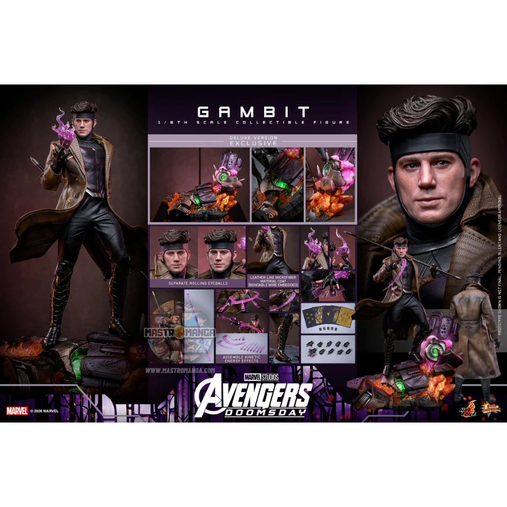 Gambit Deluxe Ver. Avengers: Doomsday Movie Masterpiece