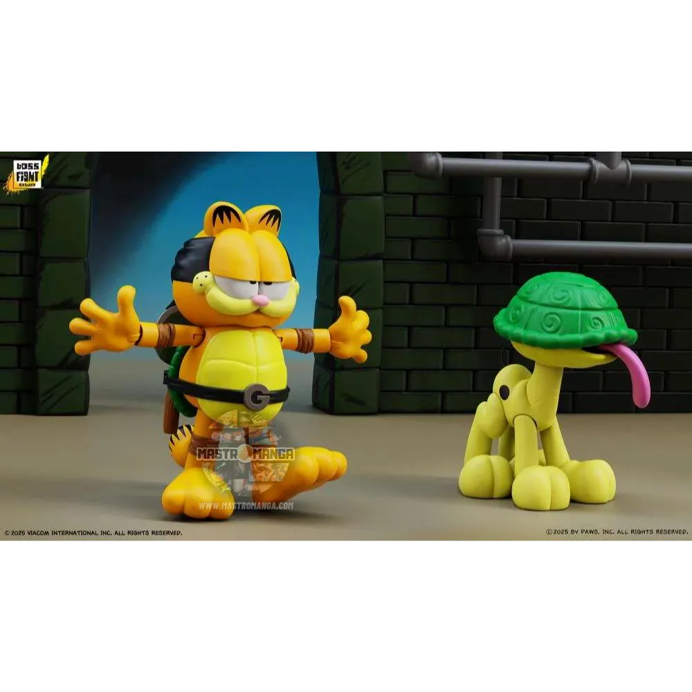 Garfello & Sidekick Odie Garfield X TMNT Pack
