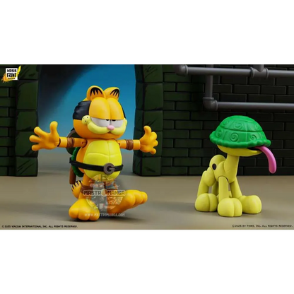 Garfello & Sidekick Odie Garfield X TMNT Pack