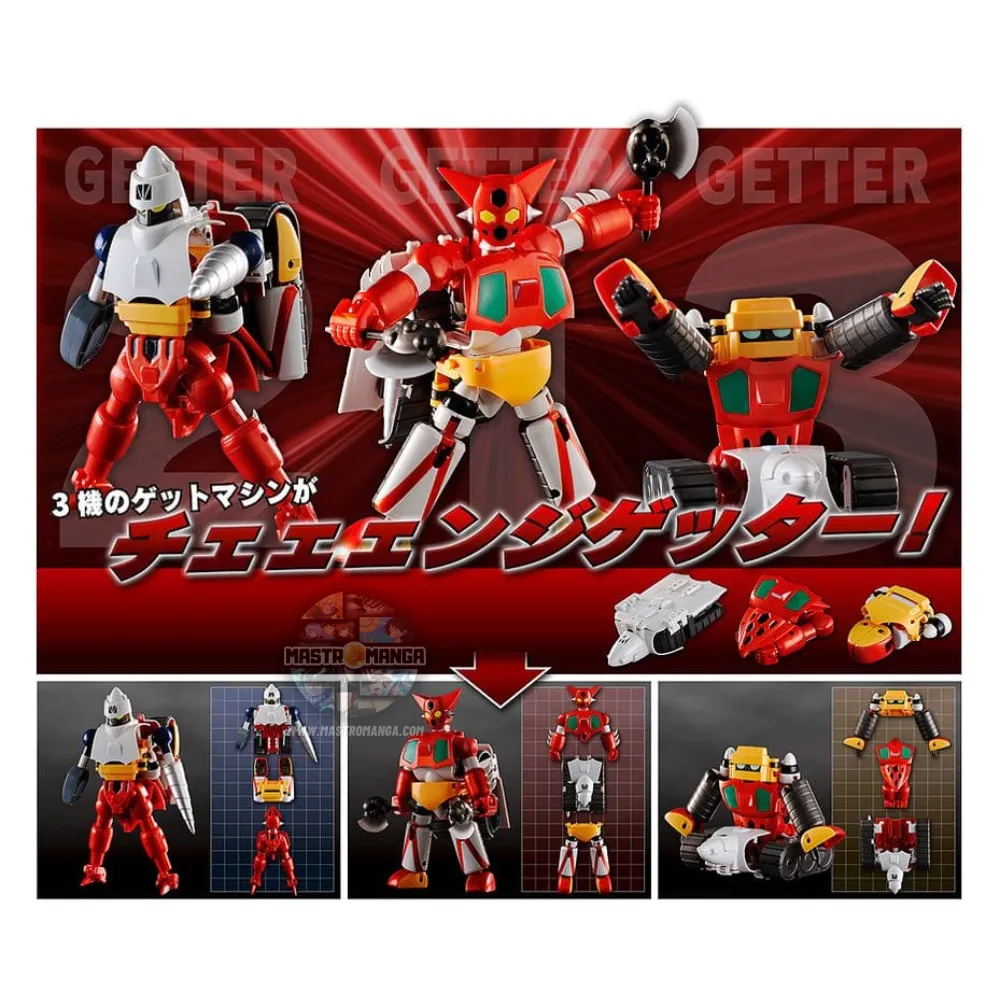Getter Robo Dynamic Change Getter Robo Mini Fig Set