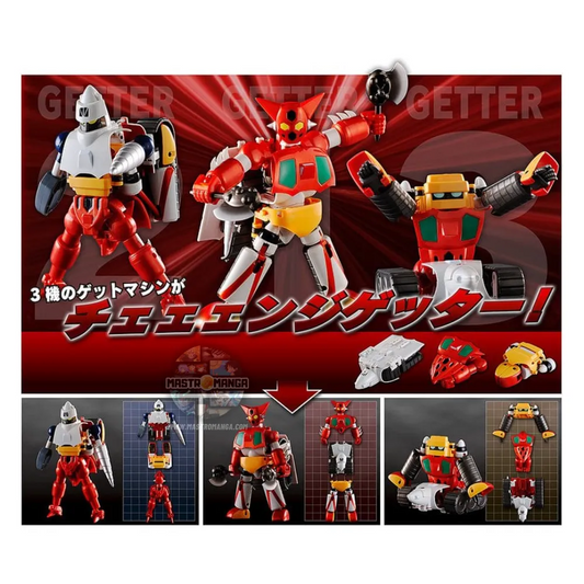 Getter Robo Dynamic Change Getter Robo Mini Fig Set