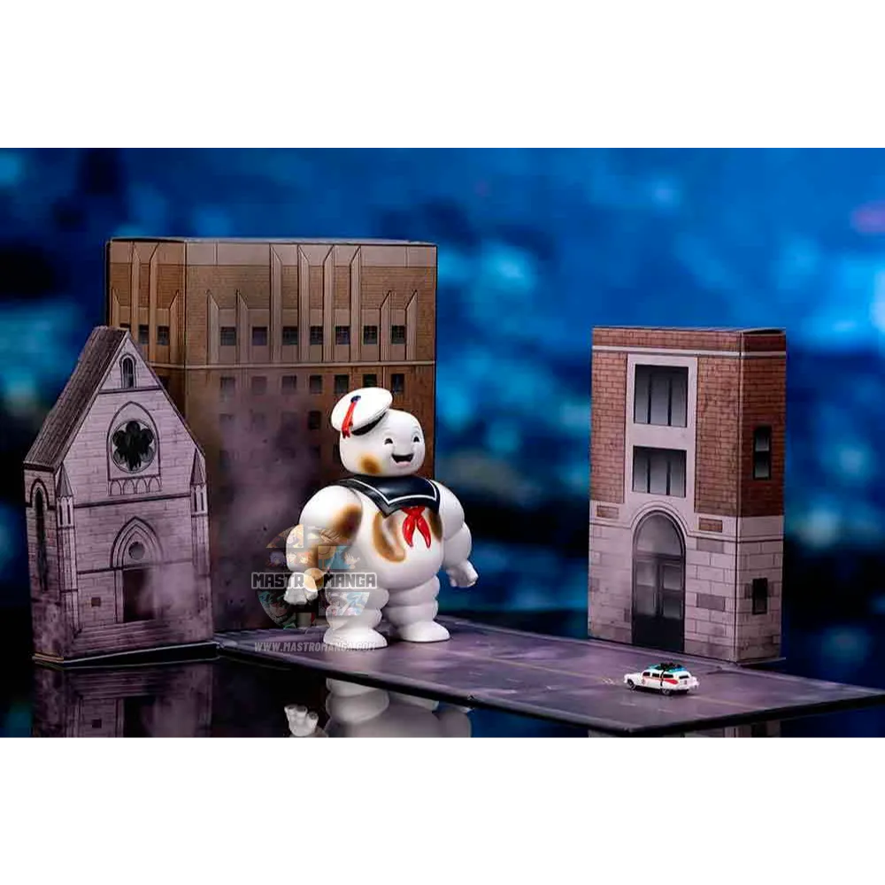Ghostbusters Ecto-1 Stay Puft Diorama Nano Scene