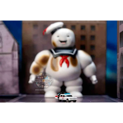 Ghostbusters Ecto-1 Stay Puft Diorama Nano Scene