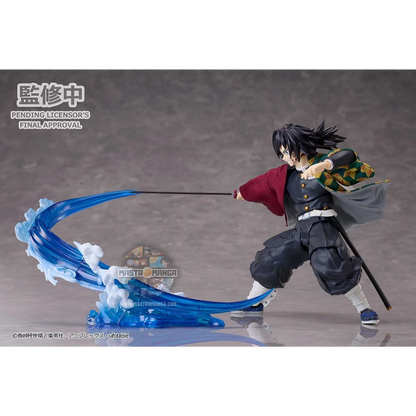 Giyu Tomioka Ver. 2 Demon Slayer Kimetsu no Yaiba Buzzmod Aniplex - Action figure ufficiale del Pilastro dell'Acqua con haori bicolore e katana Nichirin