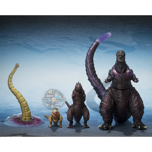 Godzilla 2016 - 2nd Form & 3rd Form & Giant Unidentified Creature Set S.H.MonsterArts