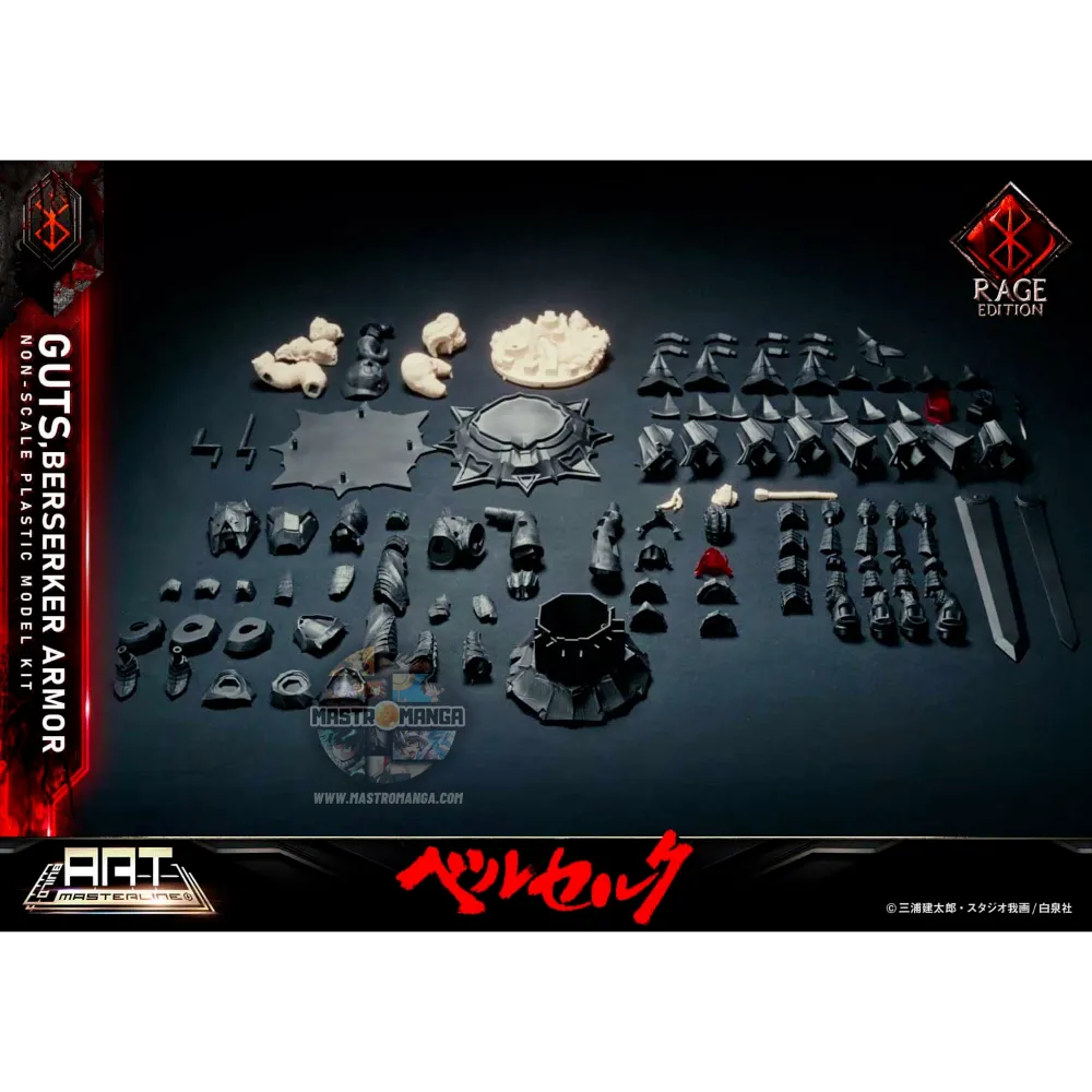Guts Berserker Armor Rage Build Art Masterline Plastic Model Kit