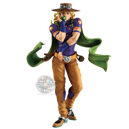 Gyro Zeppeli JoJo's Bizarre Adventure Steel Ball Run Ichibansho MASTERLISE Banpresto - Figure ufficiale del carismatico maestro dello Steel Ball con design iconico e denti dorati