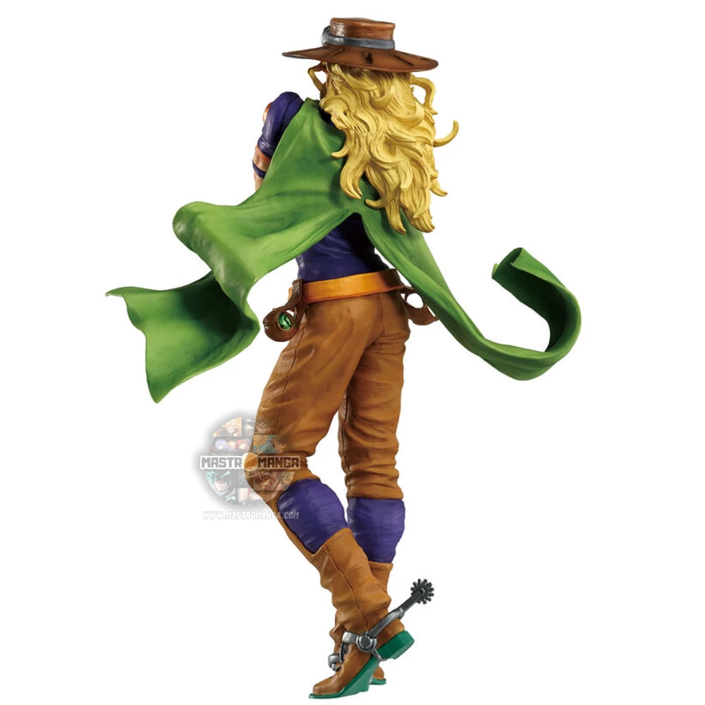 Gyro Zeppeli JoJo's Bizarre Adventure Steel Ball Run Ichibansho MASTERLISE Banpresto - Figure ufficiale del carismatico maestro dello Steel Ball con design iconico e denti dorati