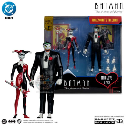 Harley Quinn & Joker Mad Love Batman Animated Comic DC Direct