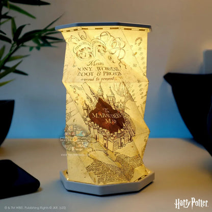 Harry Potter Marauders Map Foldable Usb Lamp