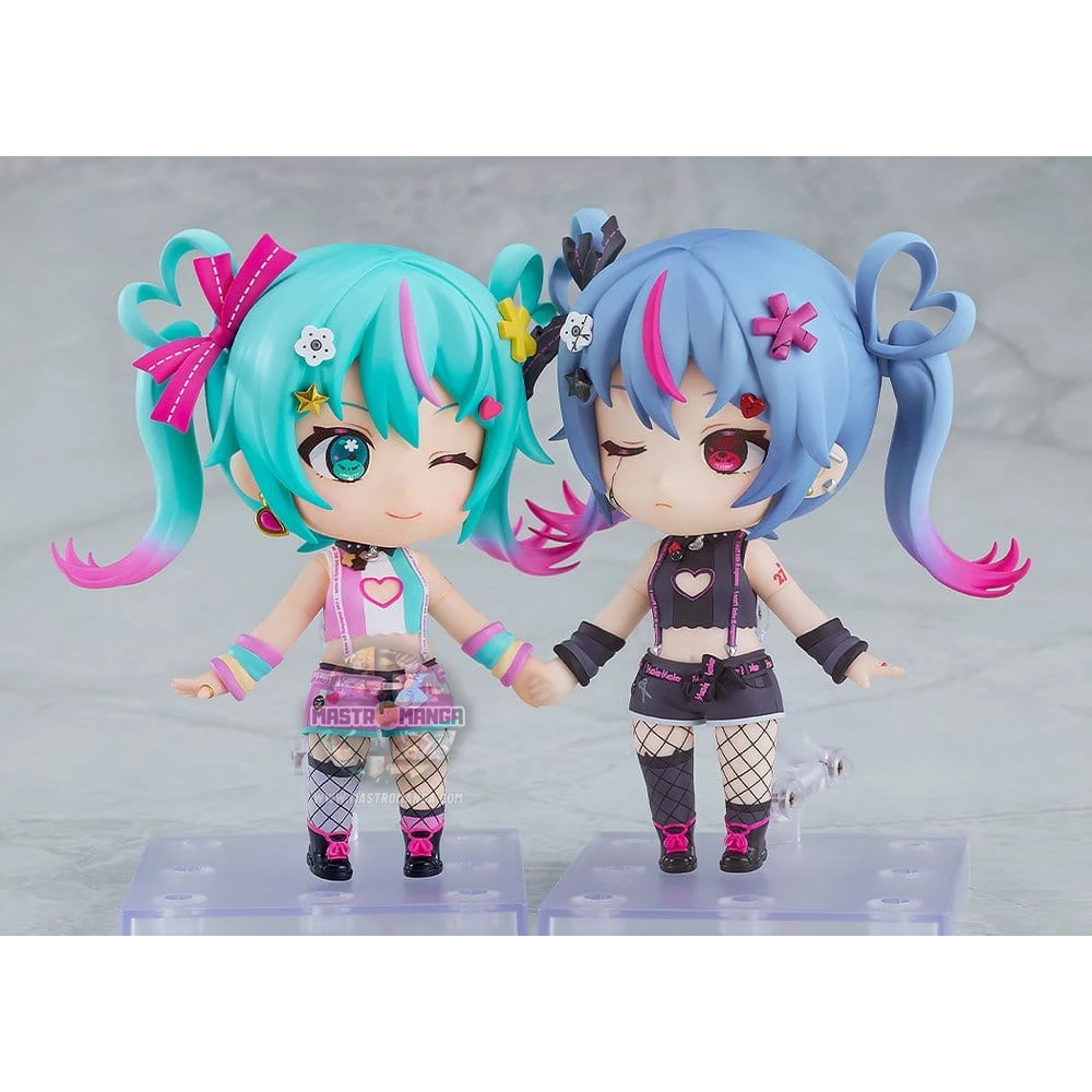 Figure Nendoroid Hatsune Miku Decomiku Darkness Good Smile Company con outfit nero e decorazioni gotiche
