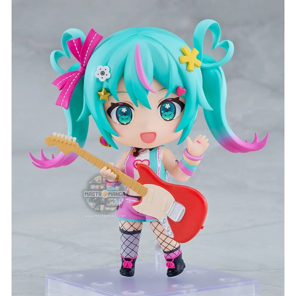 Figure Nendoroid Hatsune Miku Decomiku Lightness Good Smile Company con outfit bianco e decorazioni eteree