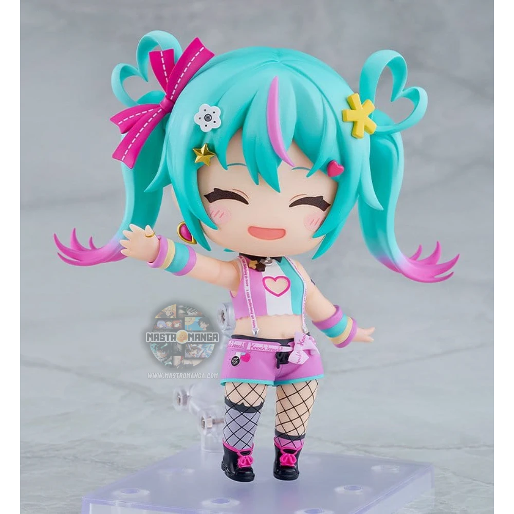Figure Nendoroid Hatsune Miku Decomiku Lightness Good Smile Company con outfit bianco e decorazioni eteree
