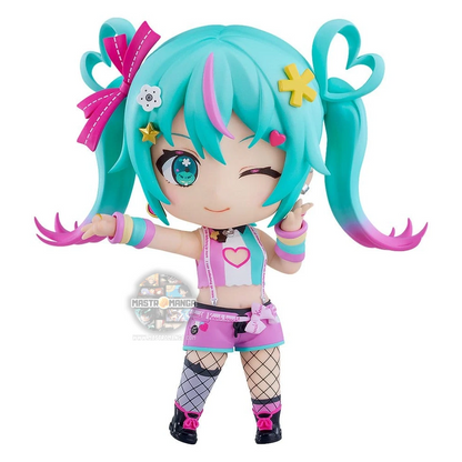Figure Nendoroid Hatsune Miku Decomiku Lightness Good Smile Company con outfit bianco e decorazioni eteree