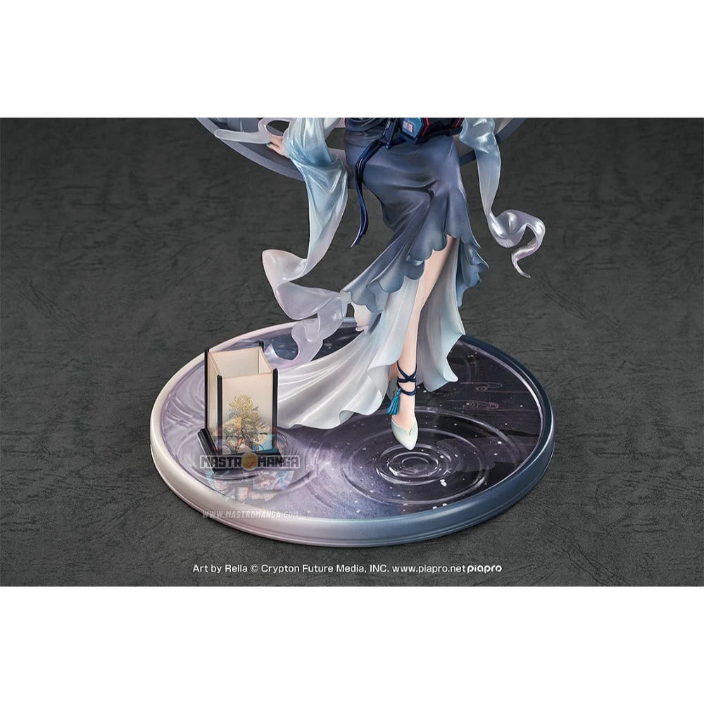 Figure statica Hatsune Miku Han Gong Qiu Yue Good Smile Company in abito tradizionale cinese con dettagli lunari