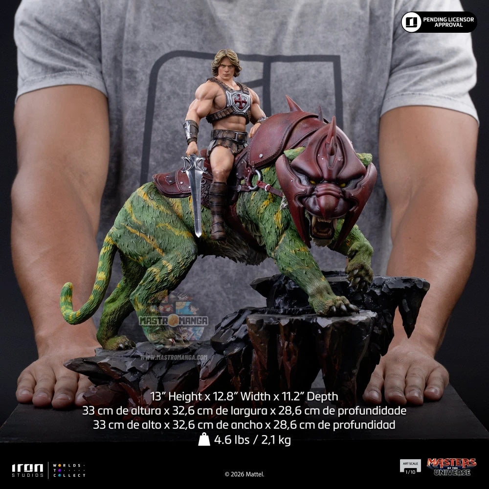 He-Man And Battlecat Masters Of The Universe 2026 Deluxe