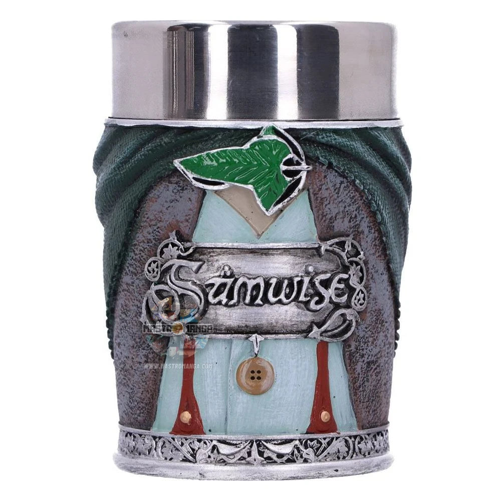 Set di 4 bicchierini da liquore Hobbit Shot Glass Set Il Signore degli Anelli Nemesis Now con icone della Contea