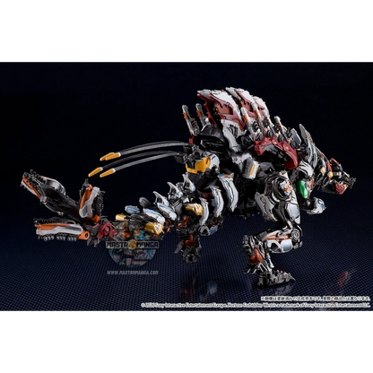 Model kit MODEROID Slaughterspine Horizon Forbidden West Good Smile Company, macchina da combattimento ispirata allo Spinosauro con placche corazzate e nucleo al plasma