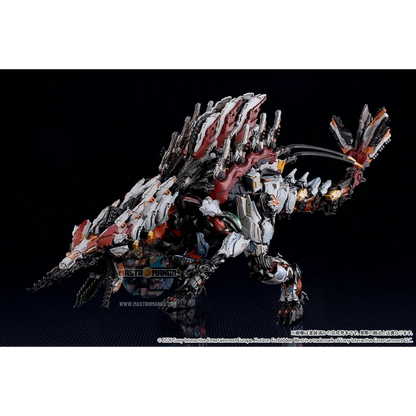 Model kit MODEROID Slaughterspine Horizon Forbidden West Good Smile Company, macchina da combattimento ispirata allo Spinosauro con placche corazzate e nucleo al plasma