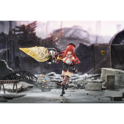 Action figure articolata Red Hood Hyper Body GODDESS OF VICTORY NIKKE Good Smile Company con il suo iconico fucile di precisione e mantello rosso