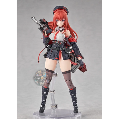 Action figure articolata Red Hood Hyper Body GODDESS OF VICTORY NIKKE Good Smile Company con il suo iconico fucile di precisione e mantello rosso