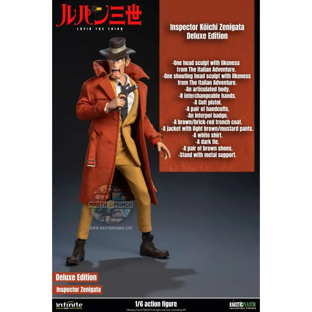 Inspector Koichi Zenigata XIII Lupin The 3rd The Italian Adventure Deluxe Edition