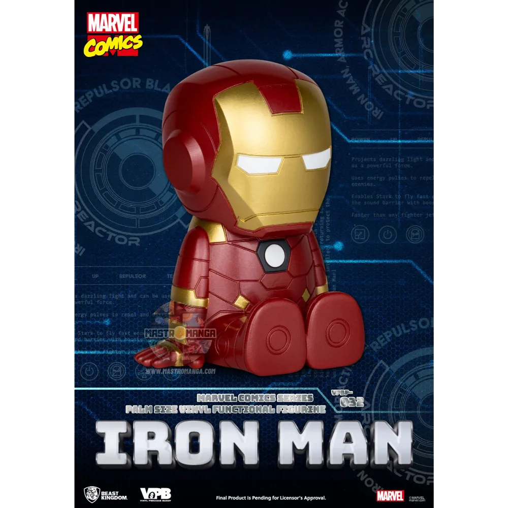 Iron Man Marvel Comic Series Palm Size Vinyl Bank