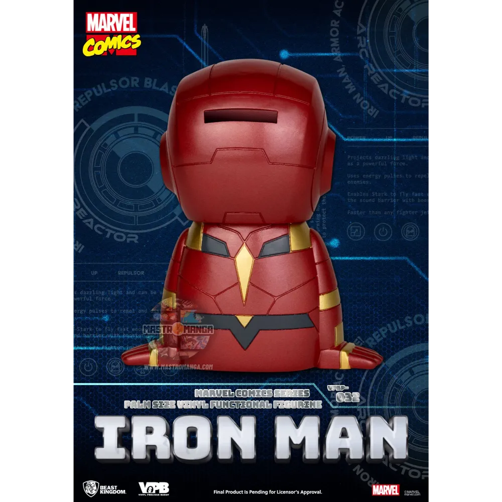 Iron Man Marvel Comic Series Palm Size Vinyl Bank