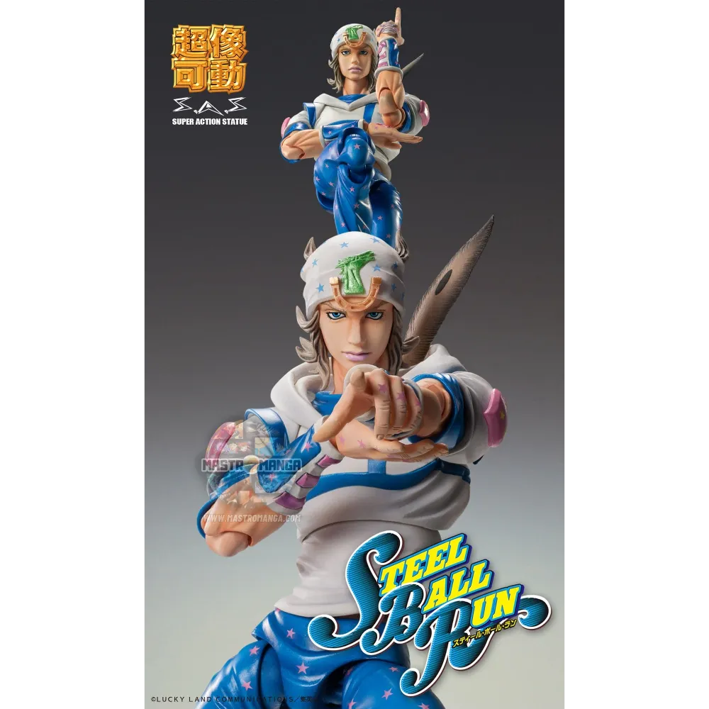Johnny Joestar JoJo's Bizarre Adventure Part. 7 Steel Ball Run Super Action Statue