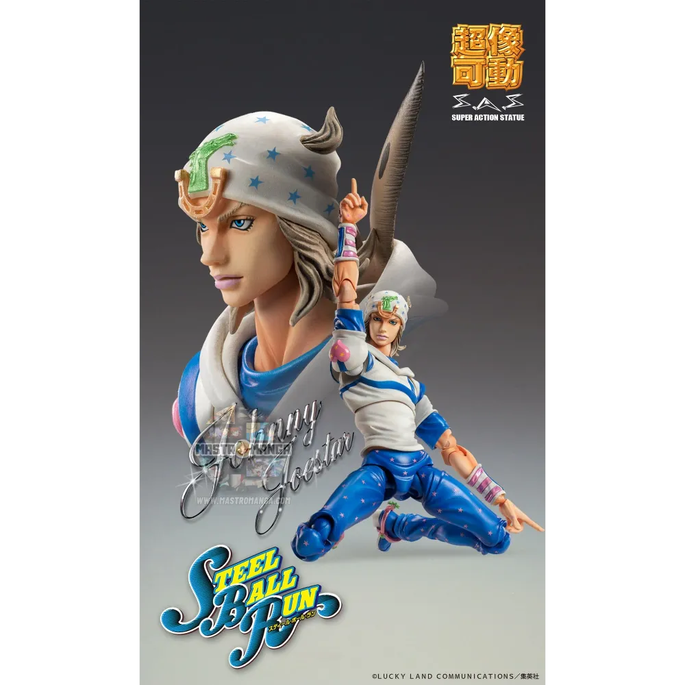 Johnny Joestar JoJo's Bizarre Adventure Part. 7 Steel Ball Run Super Action Statue