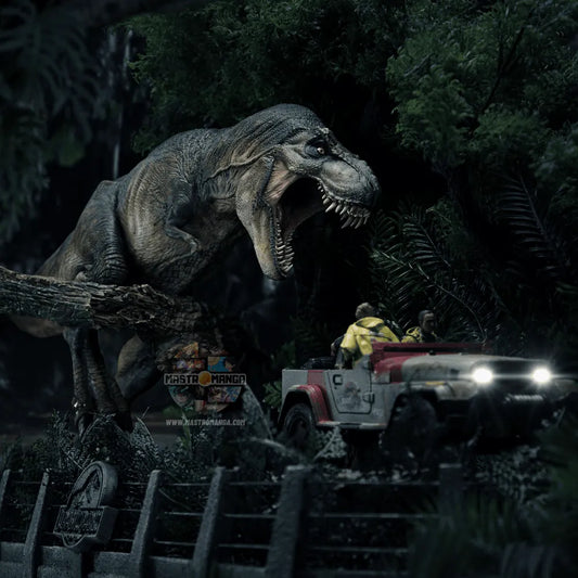 Demi Art T-Rex Attacks Jurassic Park