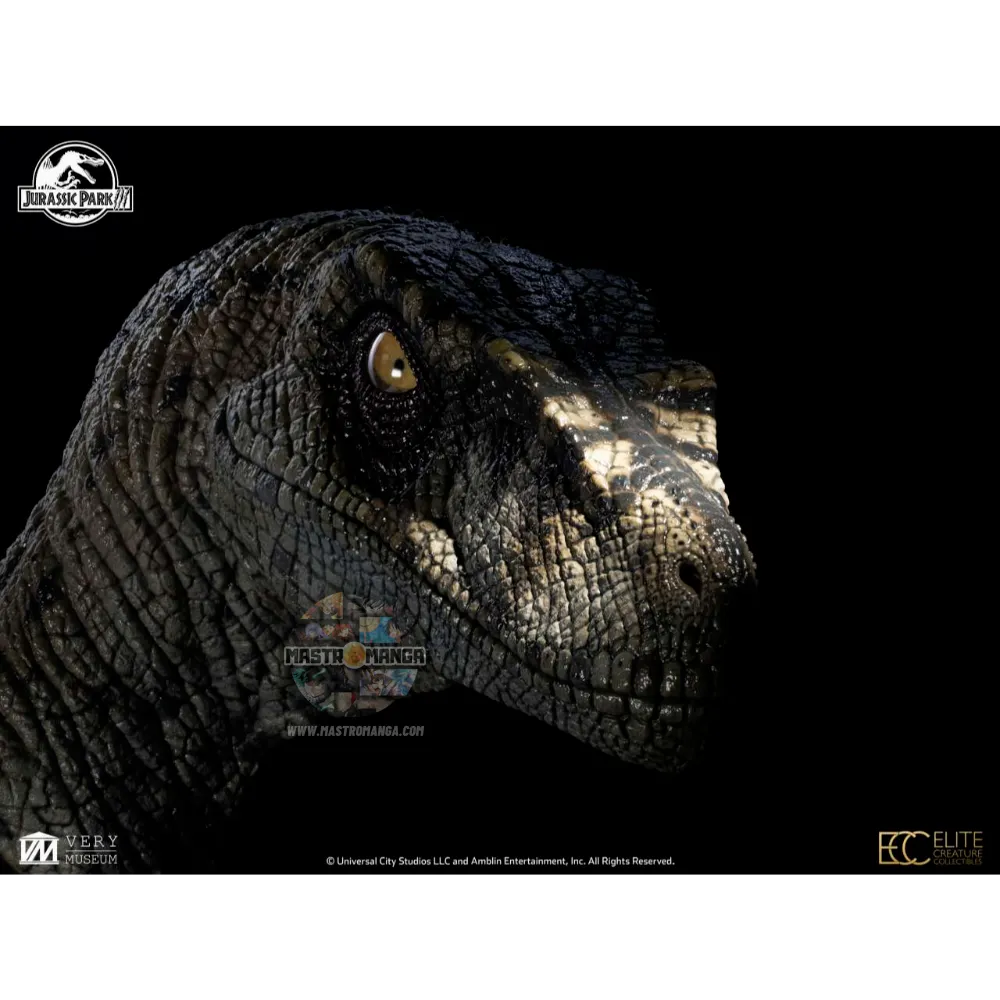 Female Velociraptor White Queen Jurassic Park 3 Bust