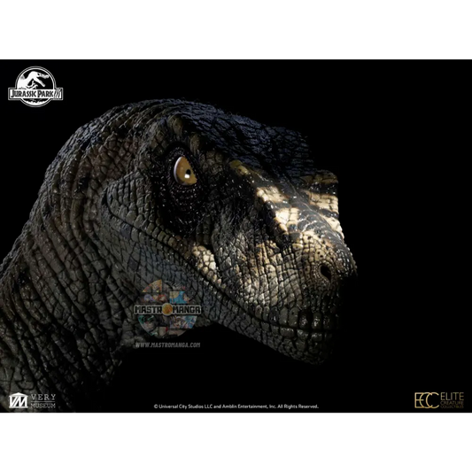 Female Velociraptor White Queen Jurassic Park 3 Bust