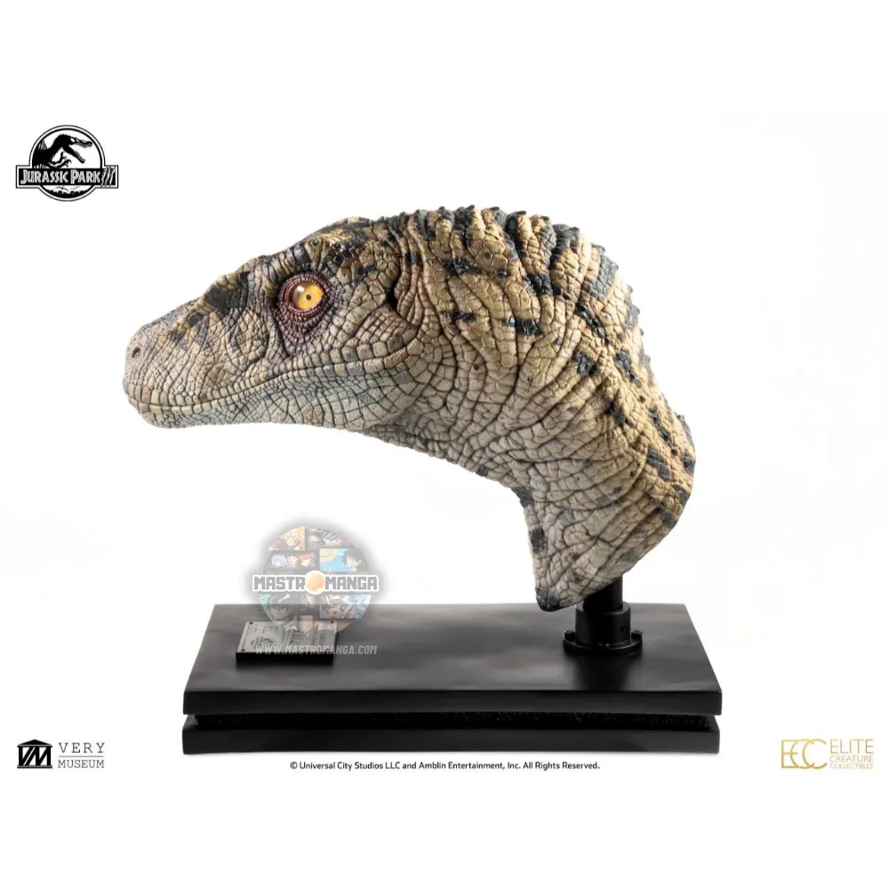Female Velociraptor White Queen Jurassic Park 3 Bust