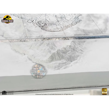 Jurassic Park Topographic 3D Map Isla Nublar