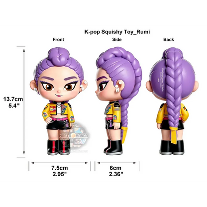 K-Pop Demon Hunters Squishy Display
