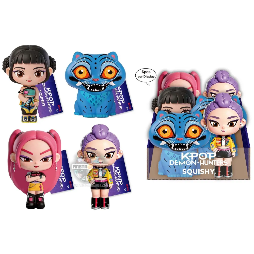 K-Pop Demon Hunters Squishy Display