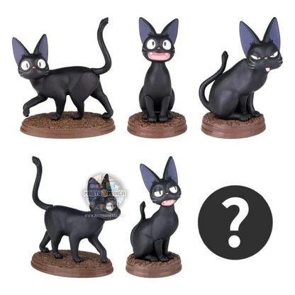 Kiki's Delivery Service Jiji Figures Assortment Display Box Studio Ghibli - Set di mini figure ufficiali del simpatico gatto nero del capolavoro animato di Hayao Miyazaki
