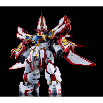 Action figure trasformabile King's Style Super Granzort HAGANE WORKS Good Smile Company in Face Mode e Battle Mode con dettagli in metallo