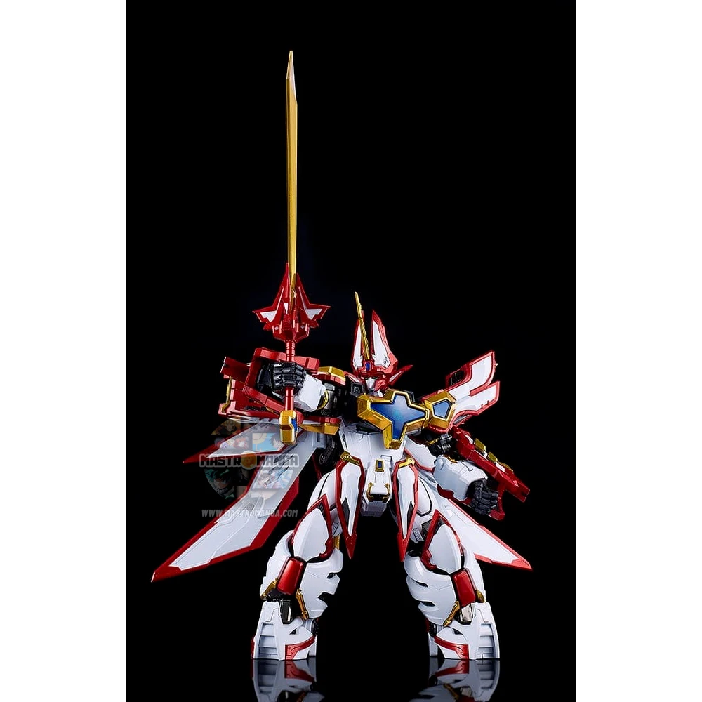 Action figure trasformabile King's Style Super Granzort HAGANE WORKS Good Smile Company in Face Mode e Battle Mode con dettagli in metallo