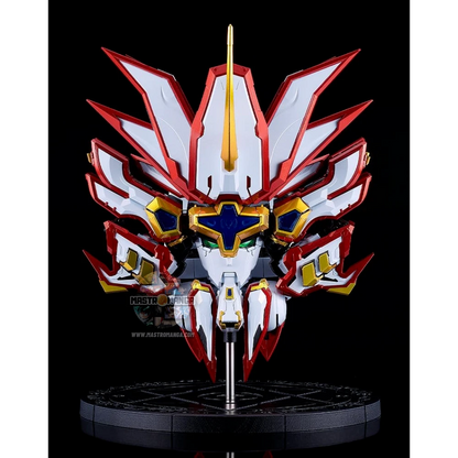 Action figure trasformabile King's Style Super Granzort HAGANE WORKS Good Smile Company in Face Mode e Battle Mode con dettagli in metallo