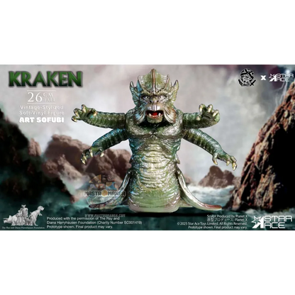 Kraken Ray Harryhausen Vintage-Stylized Soft-Vinyl