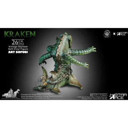 Kraken Ray Harryhausen Vintage-Stylized Soft-Vinyl