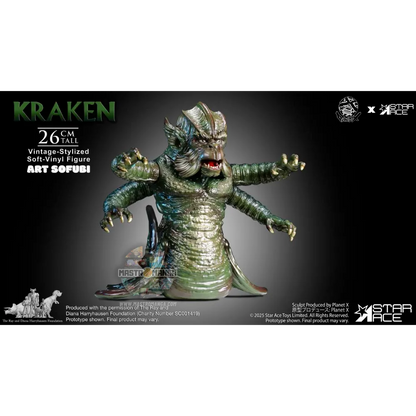 Kraken Ray Harryhausen Vintage-Stylized Soft-Vinyl