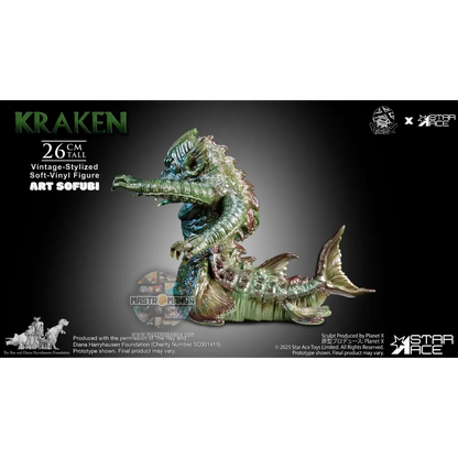 Kraken Ray Harryhausen Vintage-Stylized Soft-Vinyl
